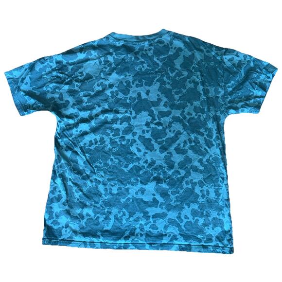 Gymshark Women's Camo Graphic Print Oversized Cotton T-Shirt Green Size Med - Picture 3 of 7